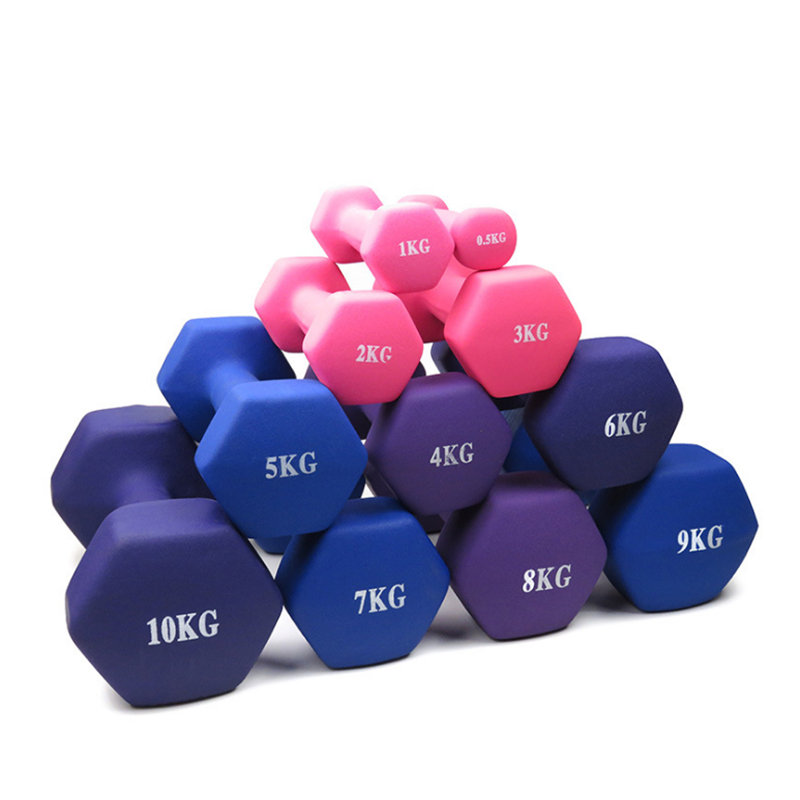 Ladies Vinyl <a href='/dumbbell/'>Dumbbell</a> Set: Factory-Made Neoprene Custom Logo Fitness Dumbbells