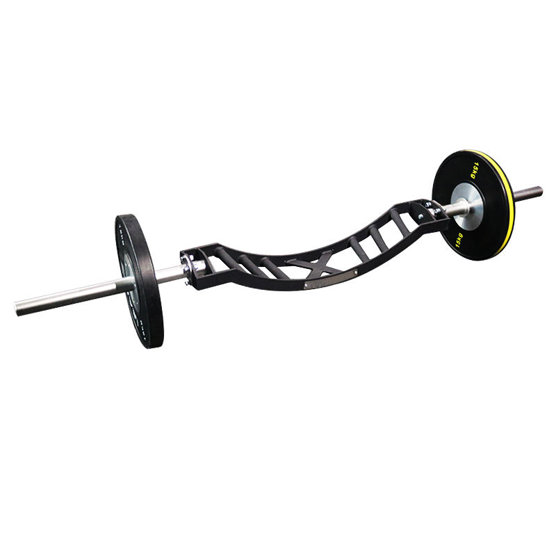 Factory Direct: Leadman Multi Grip Gym Equipment - Black Swiss Bar for Weight Lifting, Tricep & Shoulder Training