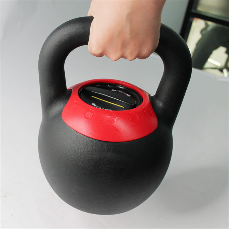 Sports Equipment  40 LB Adjustable Cast Iron Kettlebell with Customized Color01