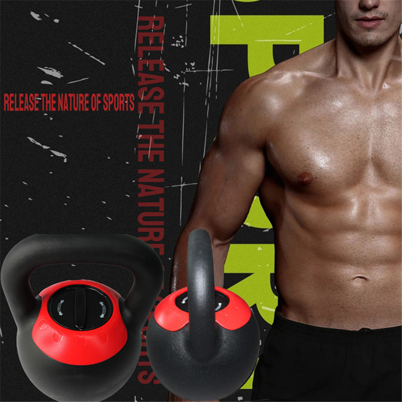 Sports Equipment  40 LB Adjustable Cast Iron Kettlebell with Customized Color04