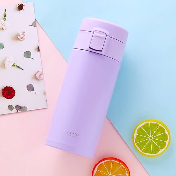 Thermos cup 304 stainless steel macarone couple student convenient fashion men's and women's gift water cup