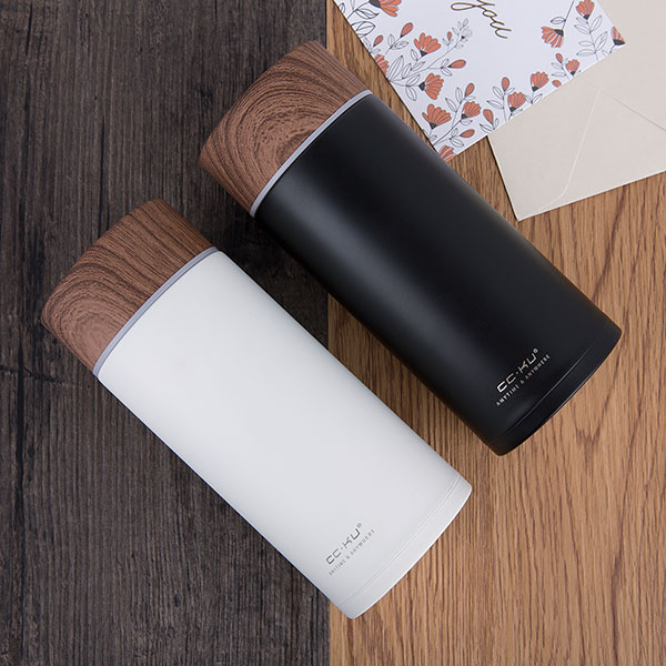 Shop the Best Stainless Steel Thermos Cup 304 Wood Grain - Direct from Our Factory!