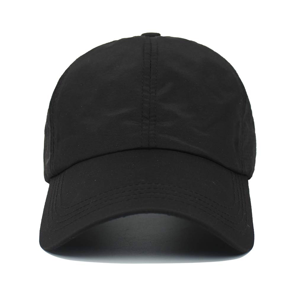 Factory-Made Classic Women's Laser Cut Hole Baseball Cap for Crossed Ponytail - Quick Drying, Breathable Hat