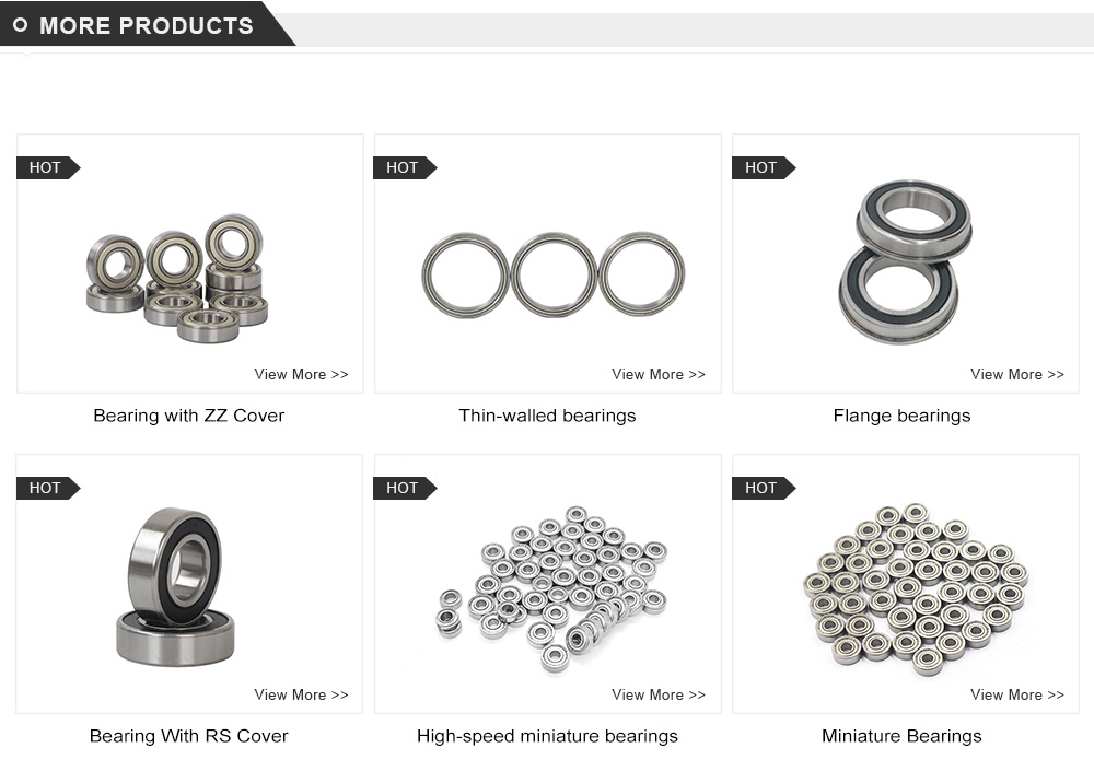 Motor Clearance Motor Bearing Rubber Cover 6902 Zz Ball Bearings