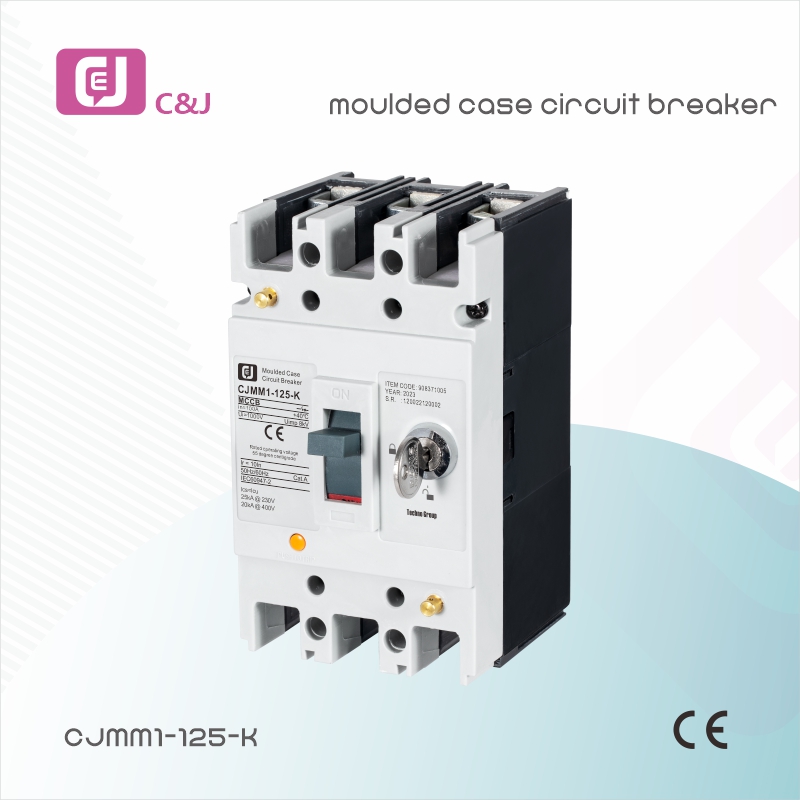 CJMM1-125-K 3p 1000V 100A DIN Rail MCCB Moulded <a href='/case-circuit-breaker/'>Case <a href='/circuit-breaker/'>Circuit Breaker</a></a> with Key