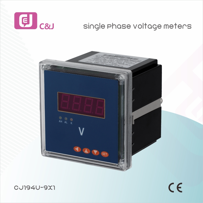 CJ194U-9X1 AC Measuring Voltage Power Grid <a href='/energy-meter/'>Energy <a href='/meter/'>Meter</a></a> Single Phase Voltage Meter