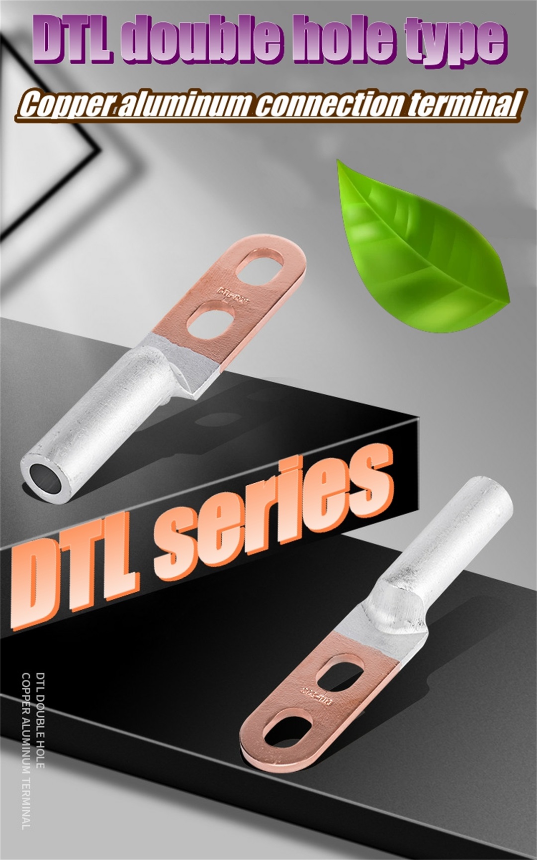 Factory Direct: DTL Dual-hole Copper-Aluminum Terminal For 16-500mm² ...