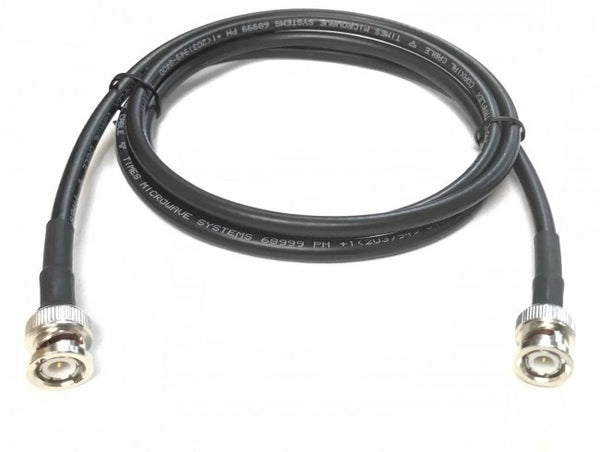 75ohm BNC Female to 1.0/2.3 DIN Male Right Angle Coax Cable Assembly