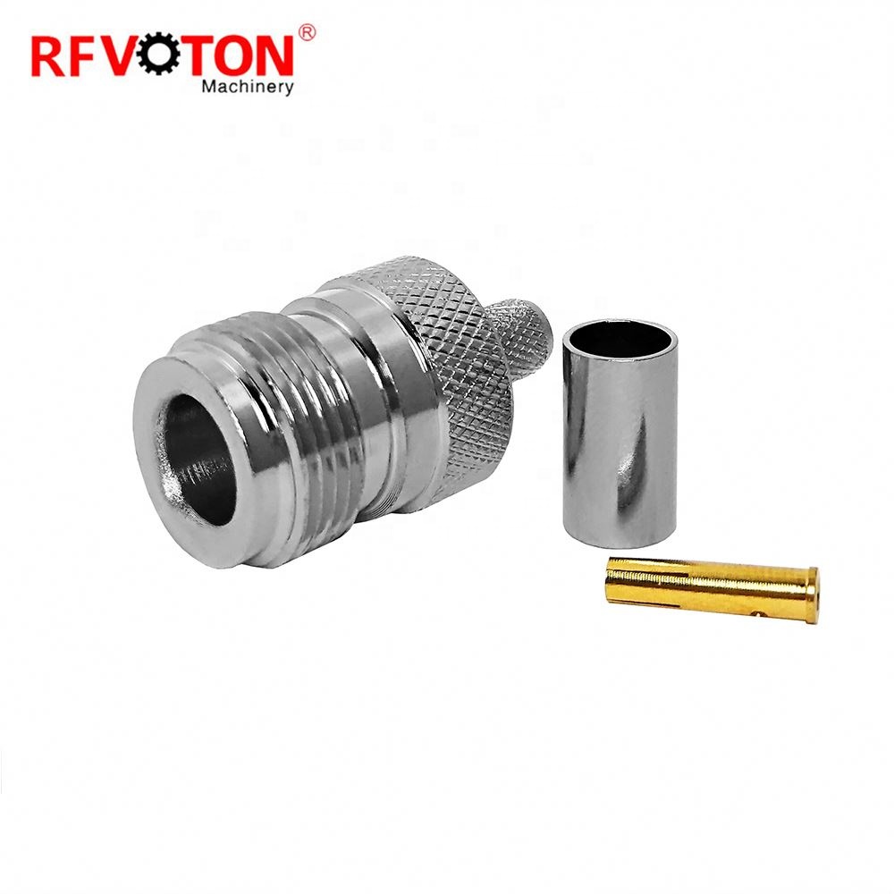 <a href='/rfvoton/'>RFVOTON</a> <a href='/n-type-connector/'>N Type Connector</a> Female Crimp RF for Cable LMR240 H155