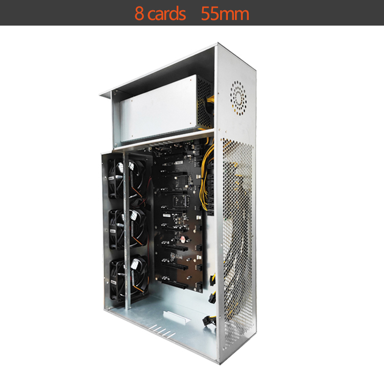 Factory-direct Wholesale: Affordable 55mm Pitch GPU Mining Chassis