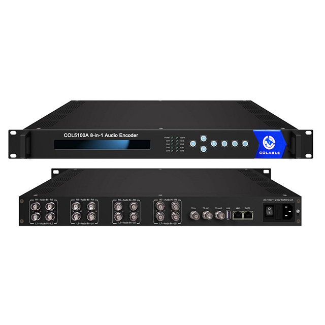 Factory Direct 8-in-1 MPEG1 Layer2 Audio Encoder COL5100A - High Quality Sound Encoding Solution