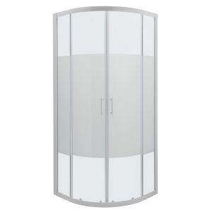 ELEGANT 800 x 800mm Slip-Resistance Shower Base Slate Effect Square Shower Enclosure Tray with Waste and Resin Cover Grate