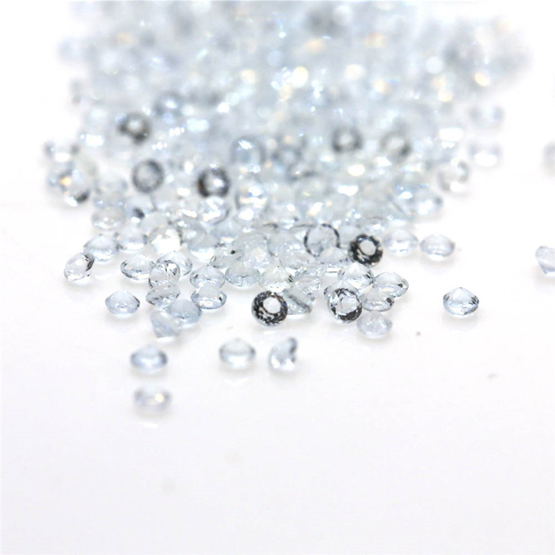 Factory Direct: Shop Natural <a href='/aquamarine/'>Aquamarine</a> Loose Gems - Round Cut 0.8mm