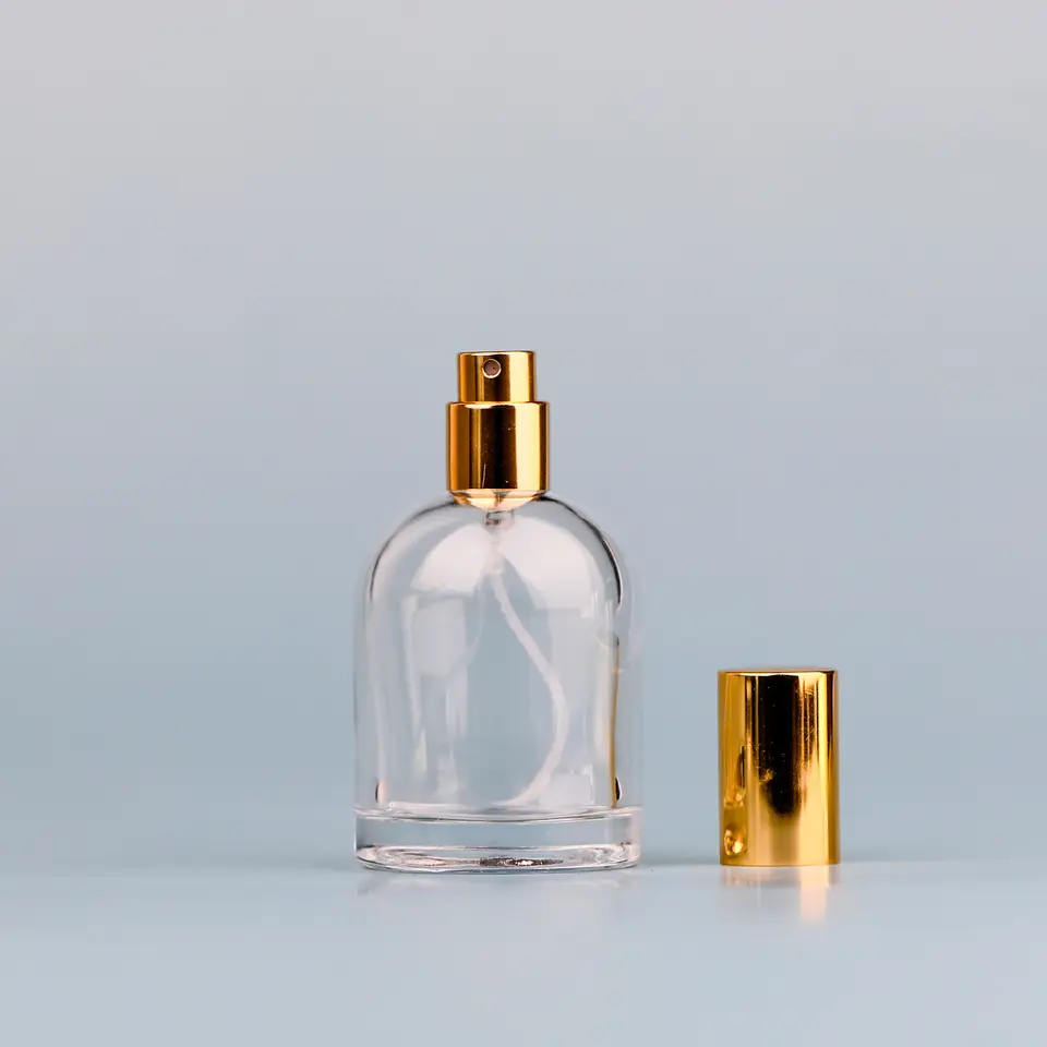 Cosmetic Packaging 30ml 50ml 100ml Empty Round Clear Glass Perfume Bottle  With Spray - Buy 50ml Perfume Glass Bottle,100ml Perfume Bottle,100ml Glass