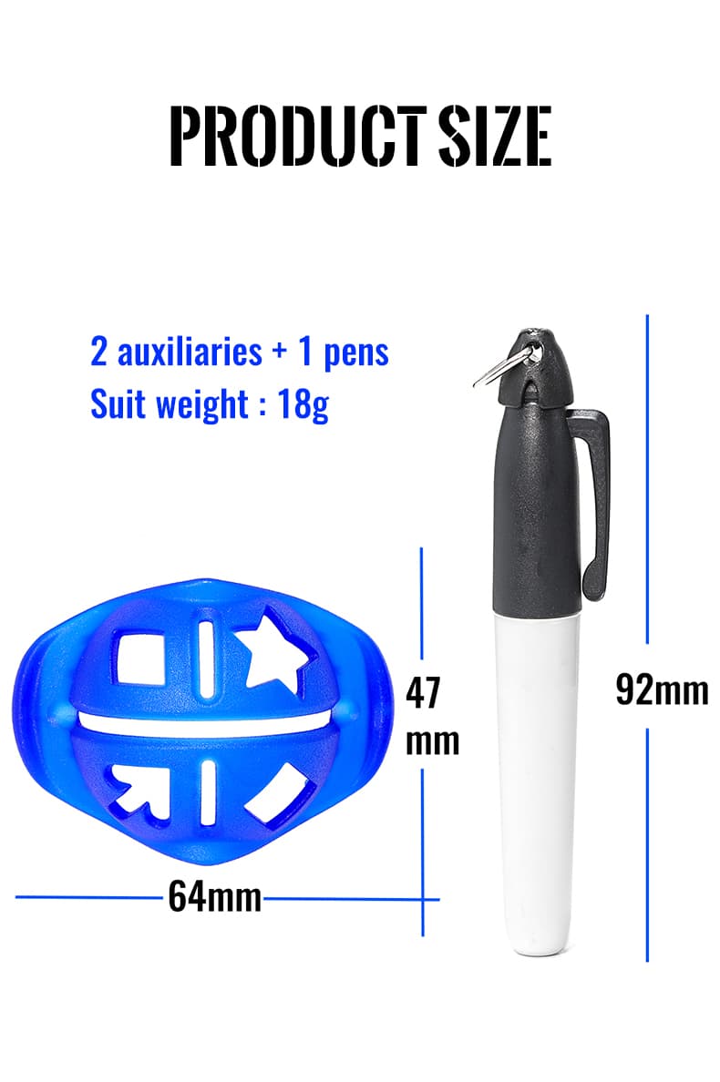 New design Golf Ball Line Drawing Marker set with 1 pen Alignment Tool Factory Supplier (4)