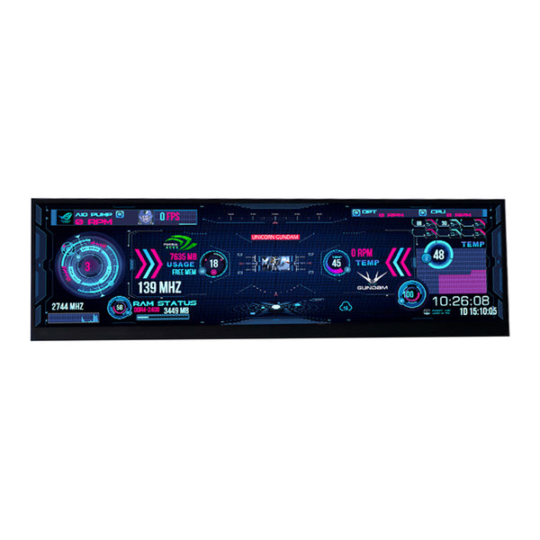 Barrowch FBLTFHA-04N-V2, For RyzenAMD/AM4/AM3 CPU Water Blocks, Digital Display Temperature Microwaterway Block With Controller at formulamod sale