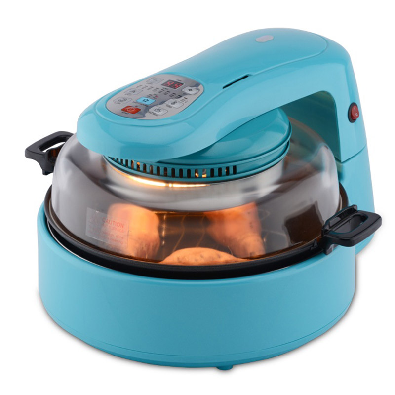 Factory Direct: Shaohong 11L <a href='/air-fryer/'>Air Fryer</a>, Cook Healthy Meals with Infrared Convection & Halogen Technology - MO-01DH (Blue)