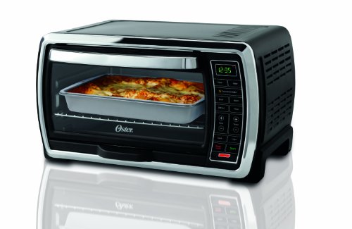 Oster Toaster Oven | <a href='/digital-convection-oven/'>Digital Convection Oven</a>, Large 6-Slice Capacity, Black/Polished Stainless - Shayona Wholesale