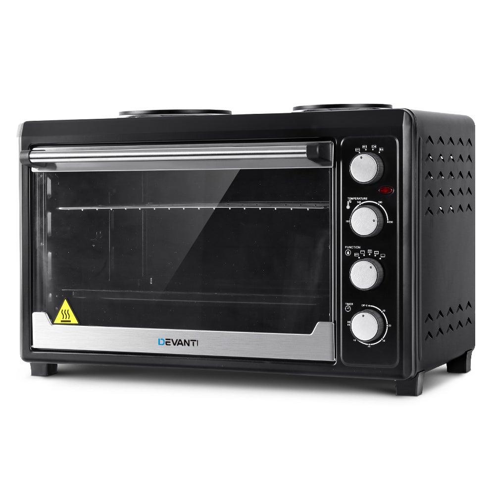 17L Digital Commercial Convection Oven Turbo Electric Air Fryer Low Fat  Black | Factory Direct Shop Australia