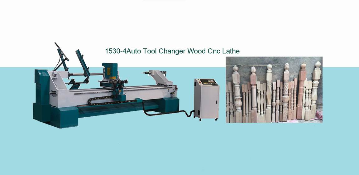 CNC wood working lathe machines