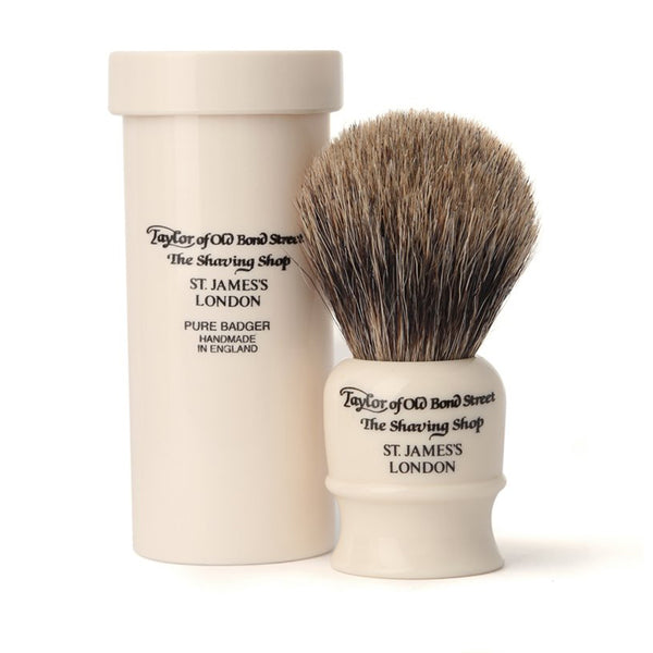 Kent of England Pure Badger Hair Shaving Brush, King Size, Horn - Kent of Inglewood - Canada's Shave Shop