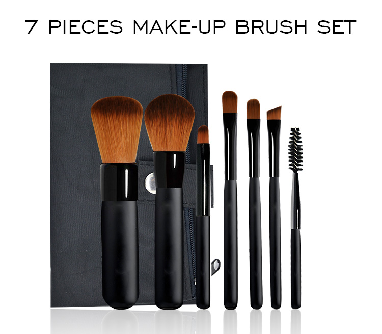 7pcs makeup brush set