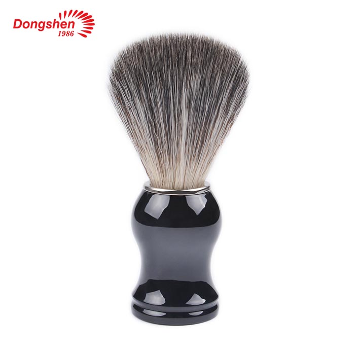 Dongshen wholesale fiber synthetic hair professional shaving brush with (1)