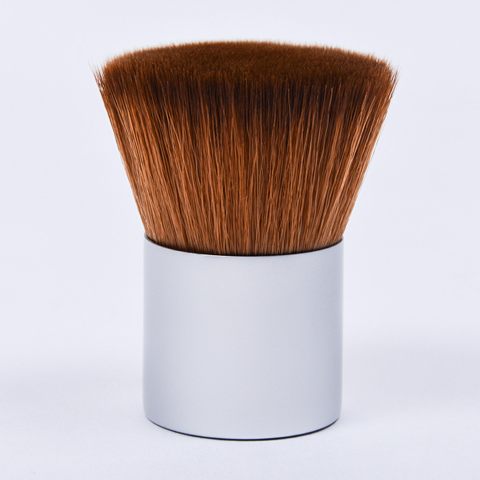 Dongshen flat top kubuki brush manufacturer cruelty-free vegan synthetic hair liquid foundation makeup brush