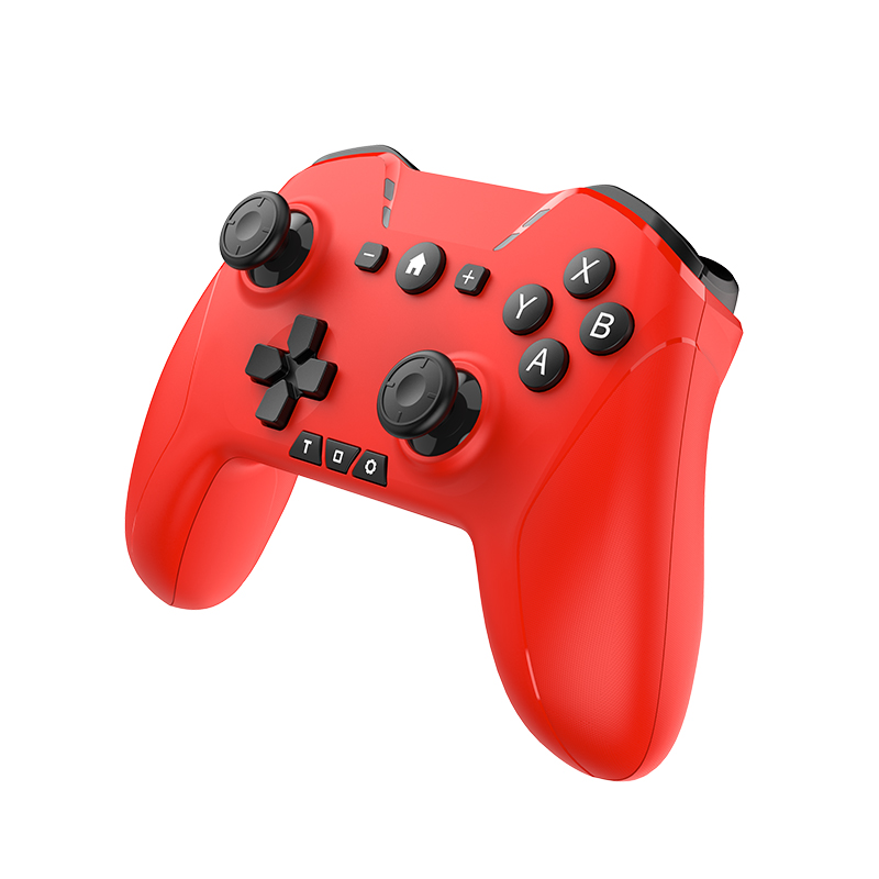 Factory Direct: DS-D65 Wireless Pro <a href='/controller/'>Controller</a> for Nintendo Switch - Red | Gyro Axis Motion & Dual Vibration | Quality Assurance