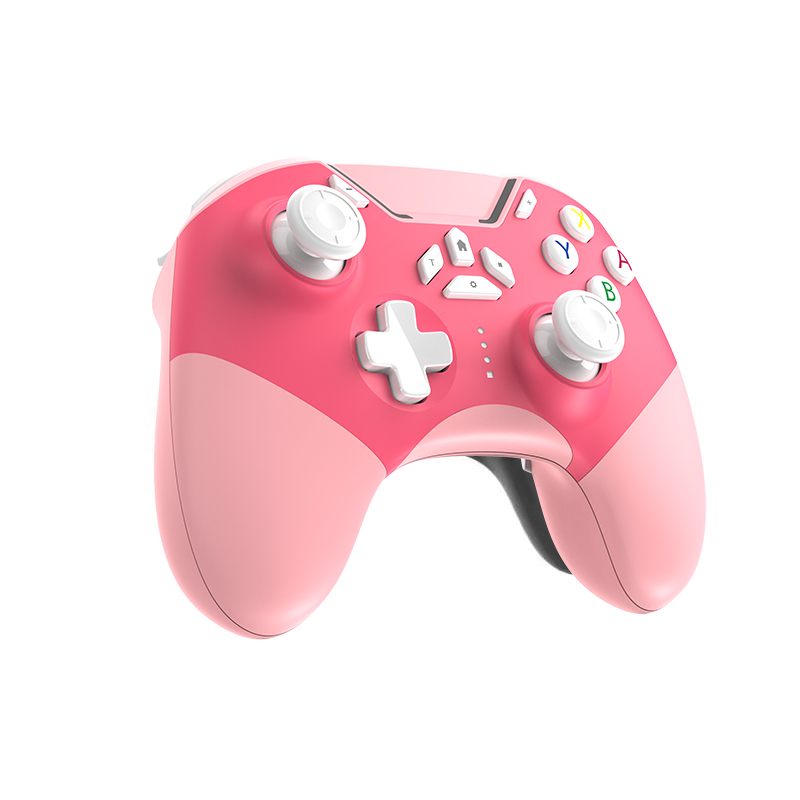 Factory-Direct Nintendo Switch Replacement <a href='/controller/'>Controller</a> - Wireless Bluetooth Pro with Turbo Function | DS-7200 Pink Color