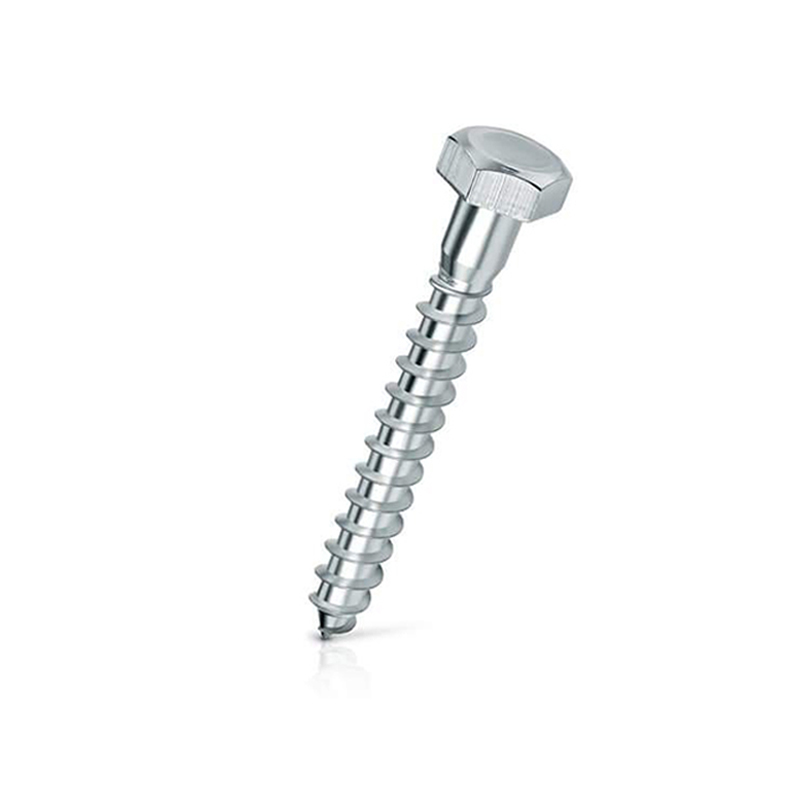 Carbon Steel Hex Head DIN571 Wood Screw