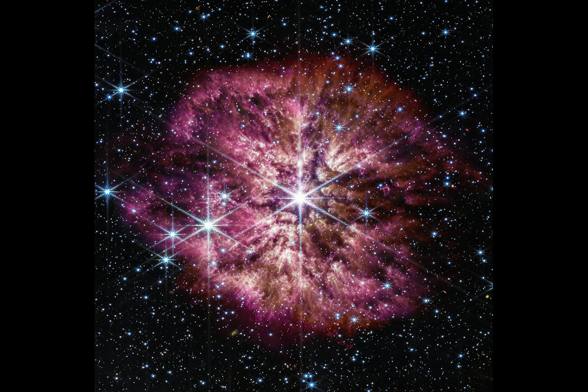 NASA Webb <a href='/telescope/'>Telescope</a> Image Shows Rare Star About to Go Supernova