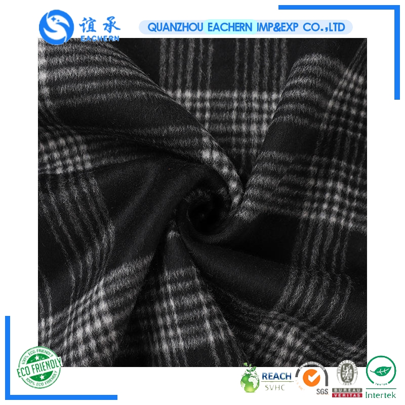 Scottish red plaid stripe elastane tweed polyester wool woollen blend winter fabric for coat pants dresses kilt tartan bag