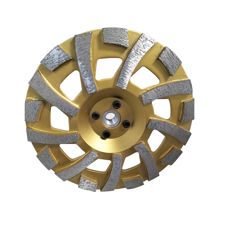 7 inch Long Lifespand Diamond Floor Grinding Cup Wheel