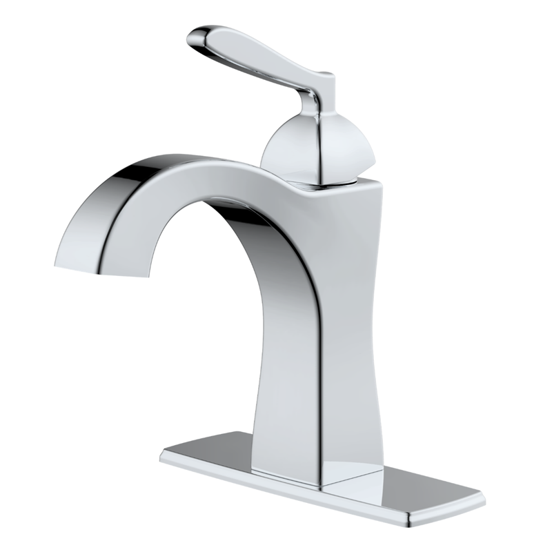 Arden<br />  series Single handle bathroom faucet fit 1 hole or 3 hole Installation