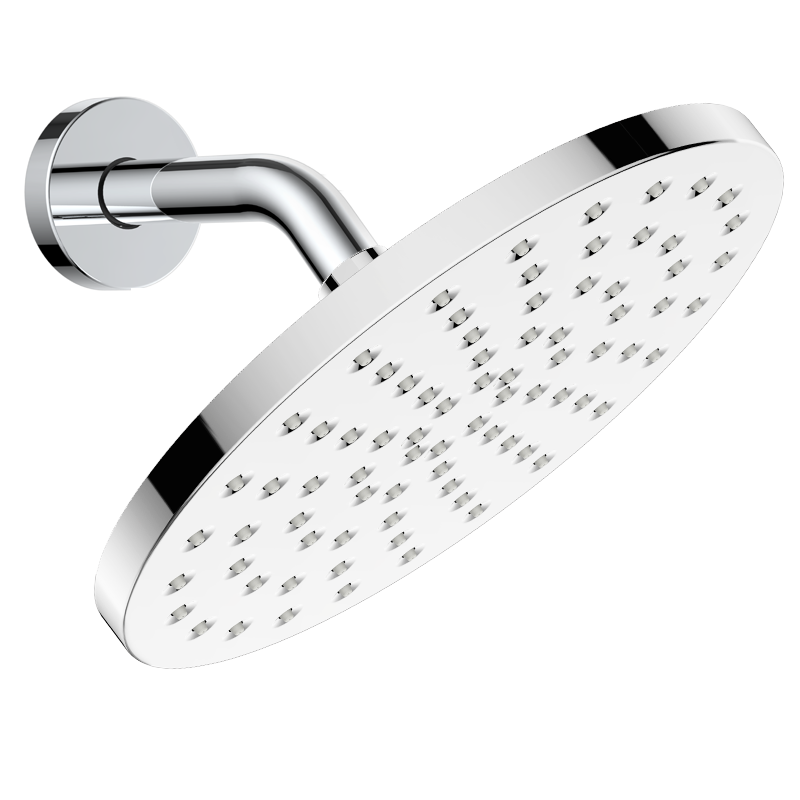 Factory-direct Single Setting <a href='/rain-shower/'>Rain Shower</a> with Self-cleaning Nozzles | Soft TPR | Premium Quality