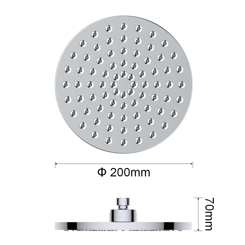 single Setting Rain Shower