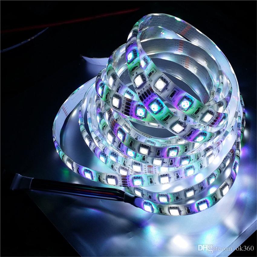 Double White RGB LED Strips | 12volt 24volt 300LEDs RGBWW LED Stips | 5 in 1 rgbwww led strip