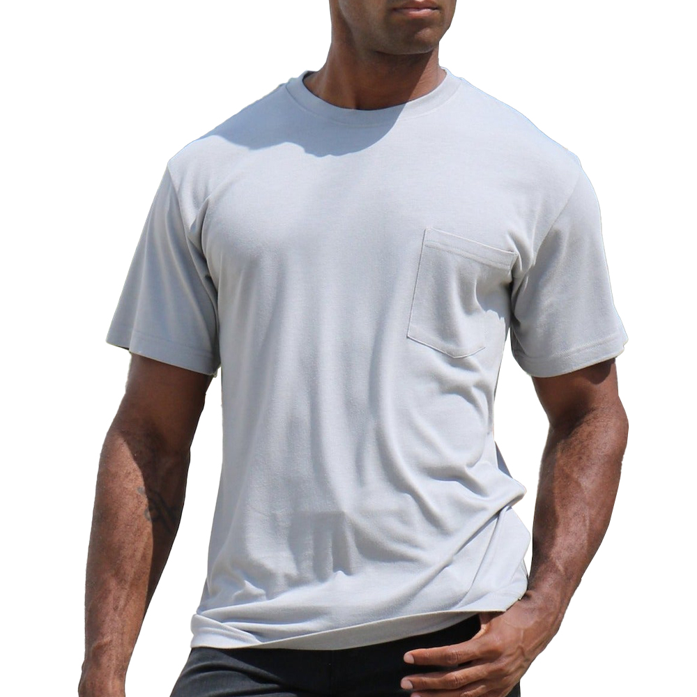 MEN'S BAMBOO COTTON POCKET T-SHIRT1