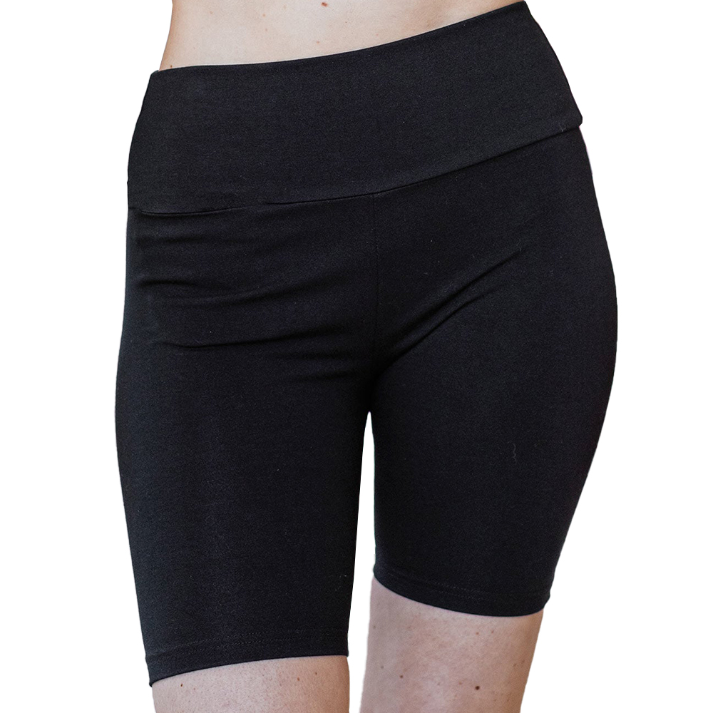 STRETCH HIGH-WAISTED BAMBOO & ORGANIC COTTON YOGA SHORT (3)