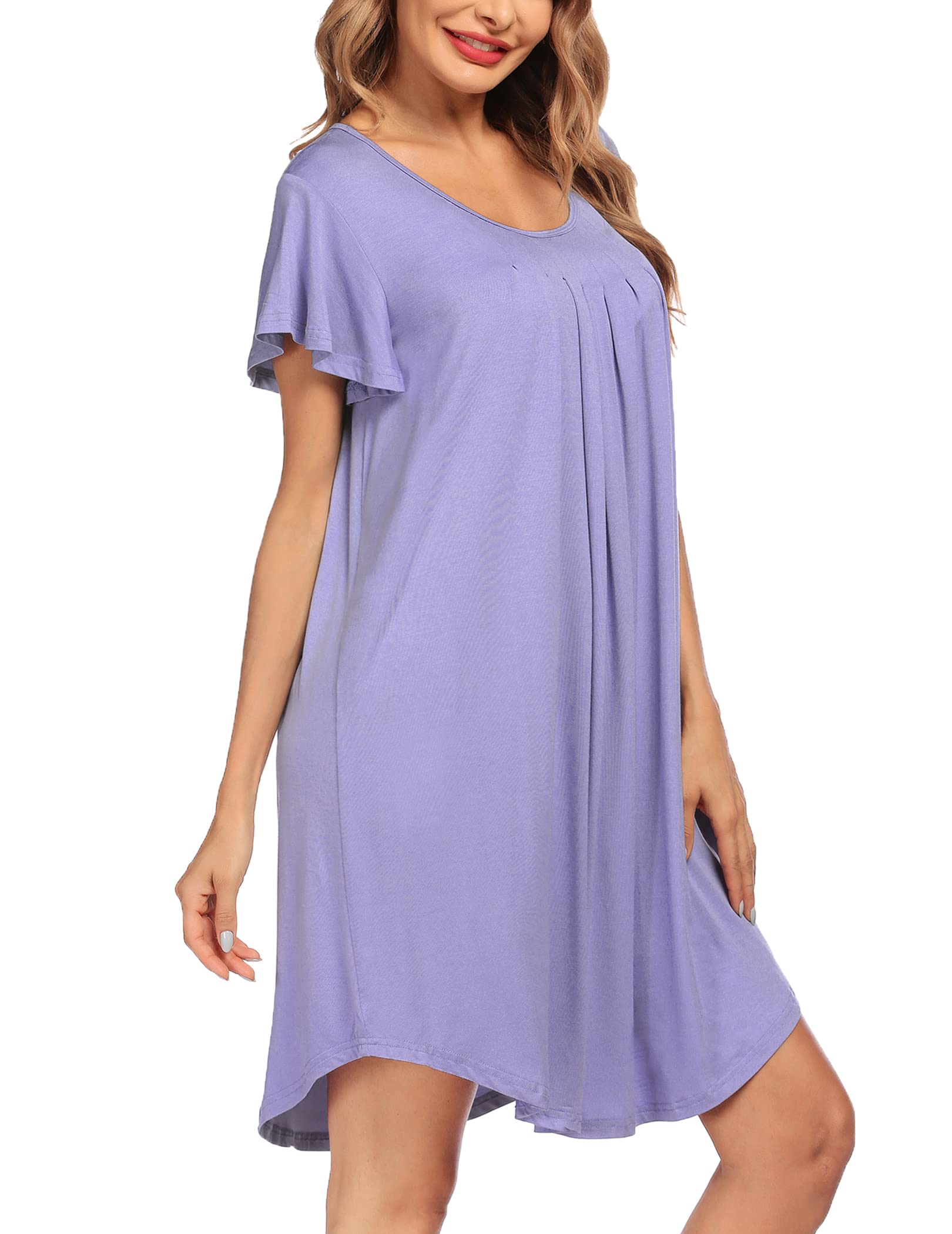 Womens Sleepshirt Soft Sleepwear (48)