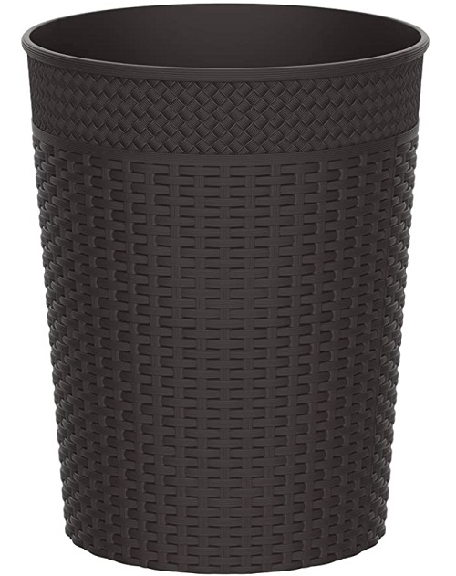 Rectangular Plastic Rattan Storage Basket