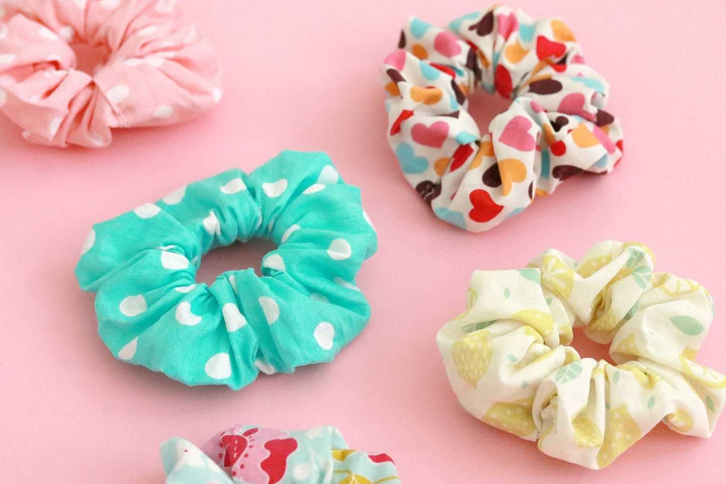 Easy Hair Scrunchie Sewing Tutorial |