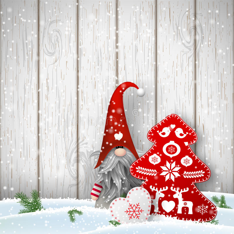 Outdoor Christmas Gnome Decoration