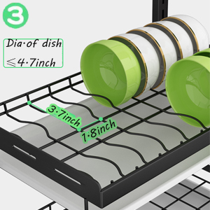 dish storage rack