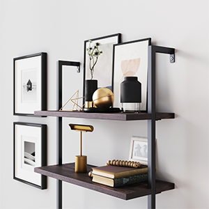 tall bookcase, tall bookshelf, wall mount bookshelf, 6 shelf bookcase, tier ladder shelf, shelves