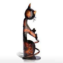animal wine holders stands cat shaped wine holder cat metal sculpture cat wedding wine