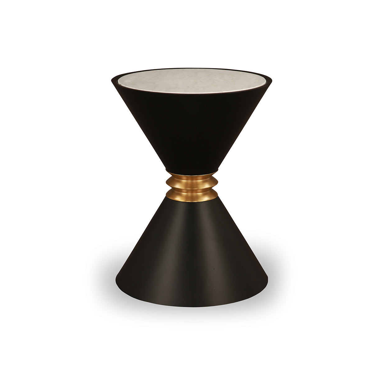 Side Table With Marble Top - Nadeau Kansas City