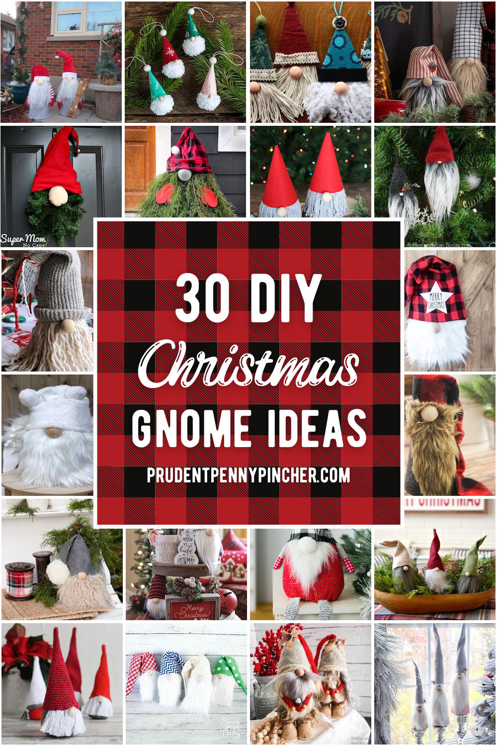 Outdoor Christmas Gnome Decoration
