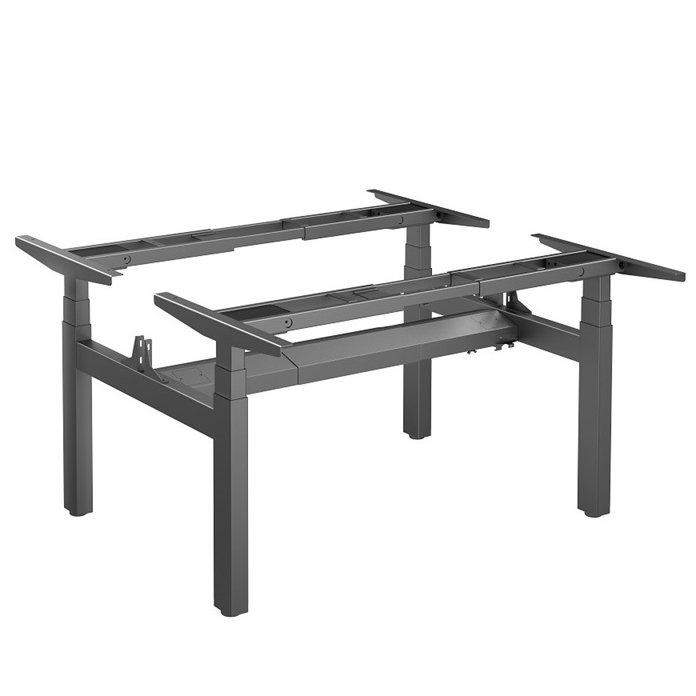 Factory Direct: H-Frame Electric Height Adjustable Desk-2 Workstations JC35TF-R13S-2 - Boost Productivity and Comfort